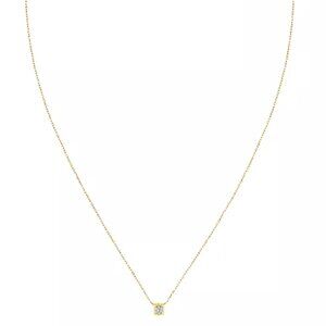 New Dinh Van Le Cube Diamant Yellow Gold Necklace